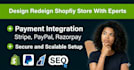 setup shopify website and subscription plans and smart SEO