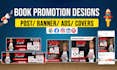 design book promotion a plus content for KDP and linkedin post