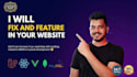 fix and add features in your website