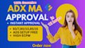 provide 100percent guarantee google adx approval in 12hours