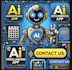 do ai saas web app, booking app, hotel management app, ai marketplace app