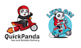 design unique biker mascot panda logo