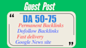 provide high quality dofollow guest post backlink