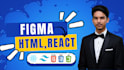 do frontend web development react tailwind html CSS js