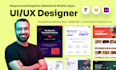 design UI UX for ai powered web and mobile apps, dashboards in figma
