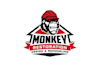 design aggressive monkey remodeling company logo