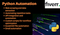 develop python bots and automation scripts