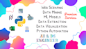 do web scraping, data mining, data extracting