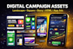 design digital marketing campaign assets
