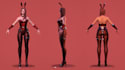 custom vrchat or tuber avatar, rigged and model 3d chatacter, anime vrc model