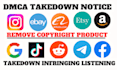 takedown remove or delete copyright,leaked,harassing content from fb,yt,ig dmca