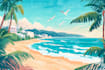 draw anime background and environment art