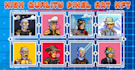 draw unique pixel art nft collection with metadata