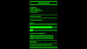 make retro computer code audio visualizer