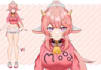 draw and rig live2d vtuber model anime vtuber commission 2d vtuber model