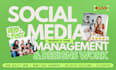 do social media management,  design and content creation