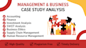 do management, business and finance case study writing