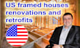 do USA framed houses renovations and retrofits