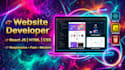 develop a modern responsive website with HTML CSS and reactjs