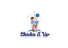 make existing milk shake food truck logo
