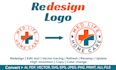 redesign, replicate, refresh, remake, vector tracing and modification logo