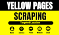 do targeted web scraping from yellow pages, google map with email scraping