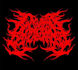 design death metal logo with texture and chrome effect