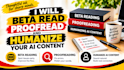 proofread, beta read thriller or fantasy novel
