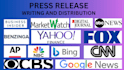 write and distribute USA, UK press release and PR distribution