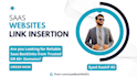 do link insertion backlinks on DR 50 plus saas websites