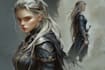 create fantasy character portrait art for you