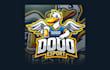 do awesome dodo esport mascot logo with creative concepts