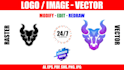 modify and redraw any logo