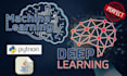 machine learning , deep learning based data science projects python or r