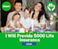 provide 5000 life insurance leads