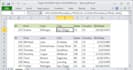 excel vlookup, index, match, pivot table, sumifs, countifs, count, slicer etc