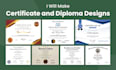 do any certificate design, diploma design, custom certificate