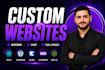 create custom website, full stack web app, kajabi website