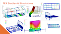 do fea and cfd analysis for structural, thermal and fatigue solutions