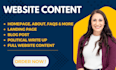 write compelling website content writing and copywriting