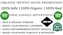 create google ads campaign for organic spotify music promotion