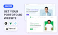 build a custom portfolio website with responsive design