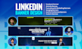 design website banner, linkedin banner and profile design