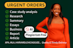 do report writing, research and summary writing,