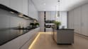 3d model renders kitchen and bathroom interior design in sketchup