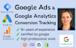 implement google ads and analytics conversion tracking setup