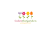 make attract organic garden farm logo