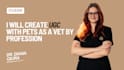 create ugc with pets as a vet by profession
