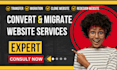clone website transfer wix to wordpress website migrate squarespace website edit