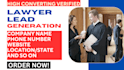 do b2b lawyer lead google map scrapping targeted leads email